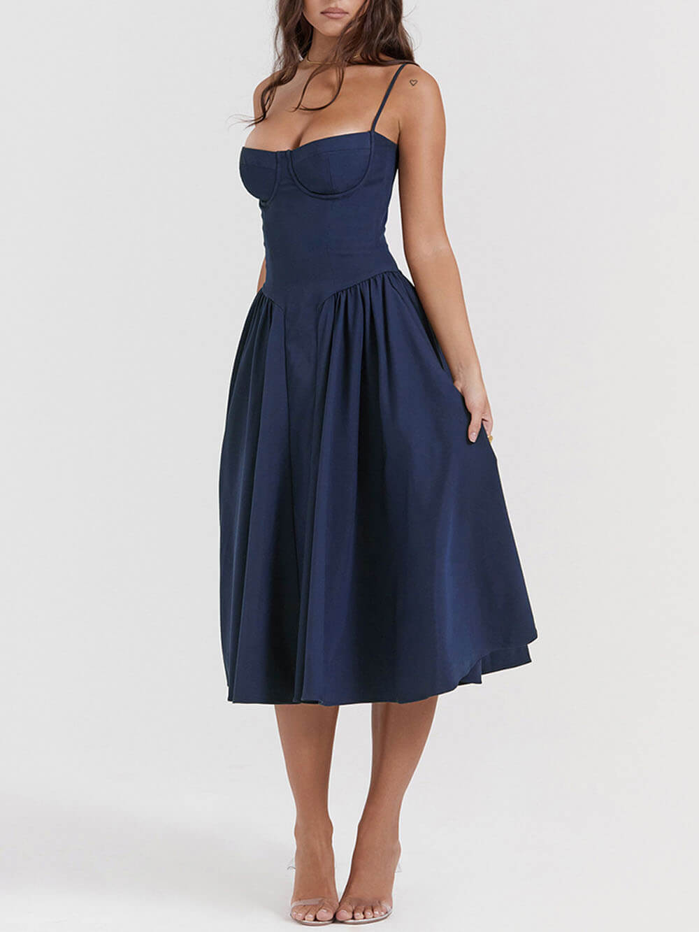 Ivyshape | Elegance Strapless Midi Dress