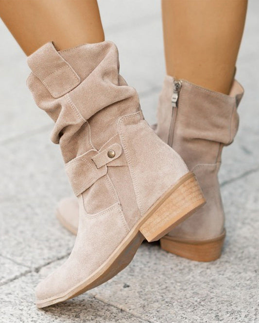 Ivyshape | Low Heels Boots