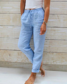 Comfortable linen pants for women