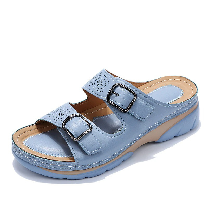 Ivyshape | Orthopedic Leather Sandals