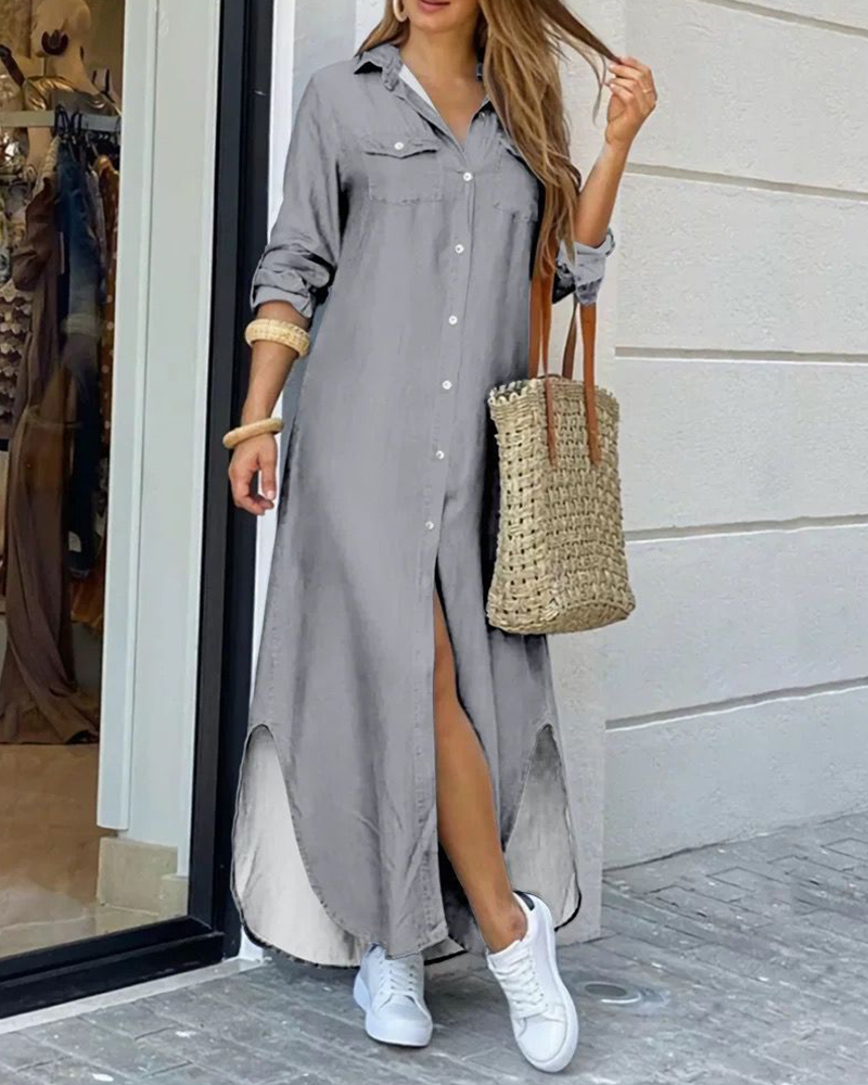 Summer Stylish Button Down Dress | Ideal for Summer