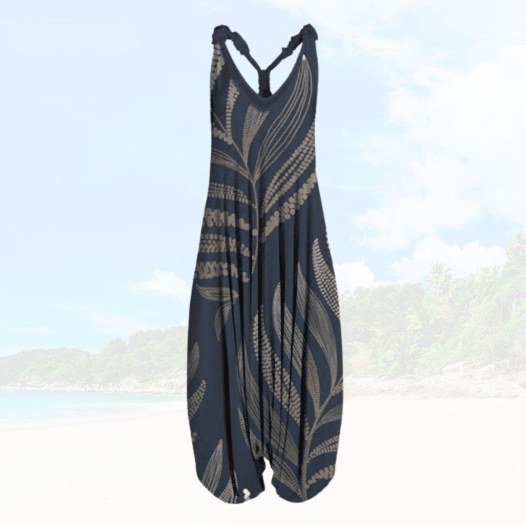 Ivyshape | Women's Beach Cool Jumpsuit Printed