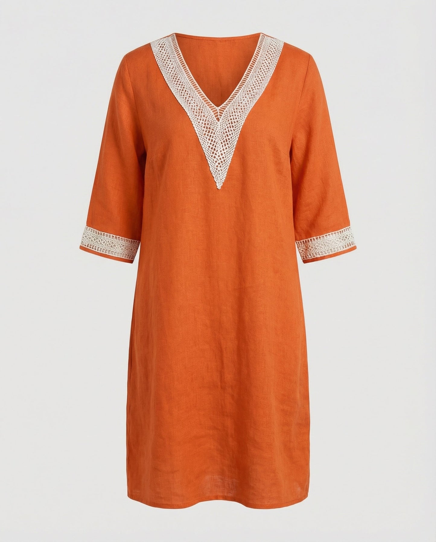 casual cotton dress with lightweight construction and relaxed silhouett
