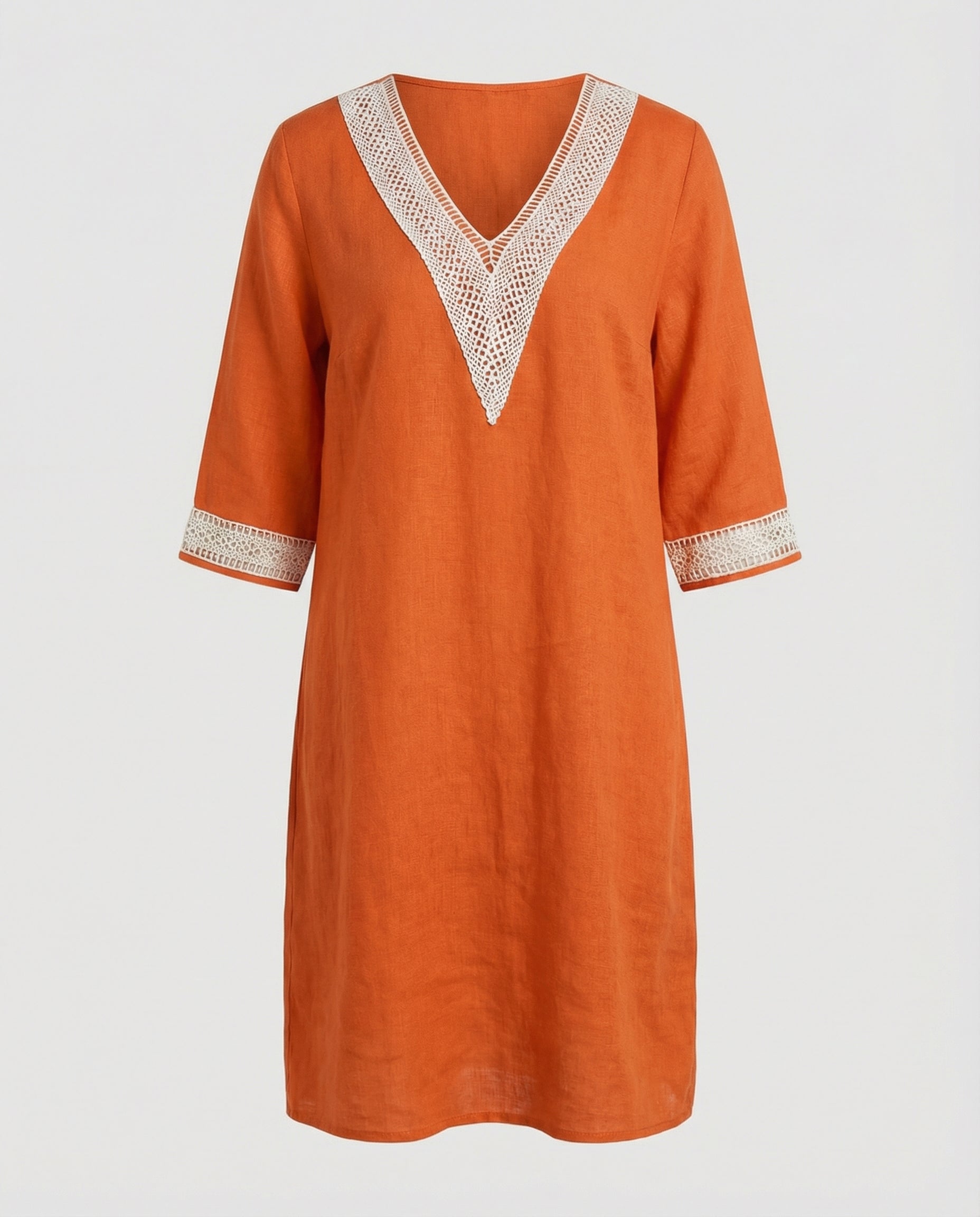 casual cotton dress with lightweight construction and relaxed silhouett
