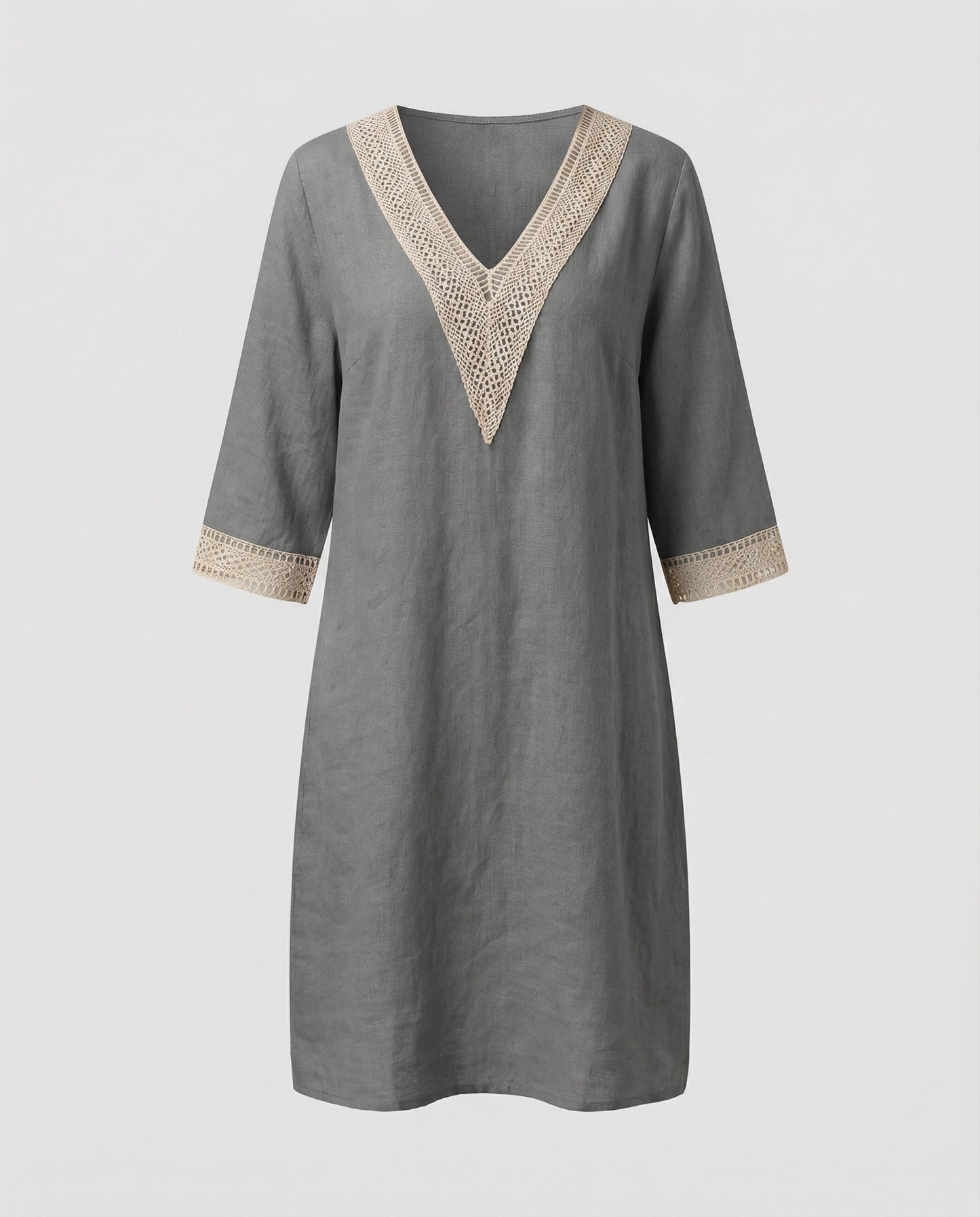 casual cotton dress with lightweight construction and relaxed silhouett
