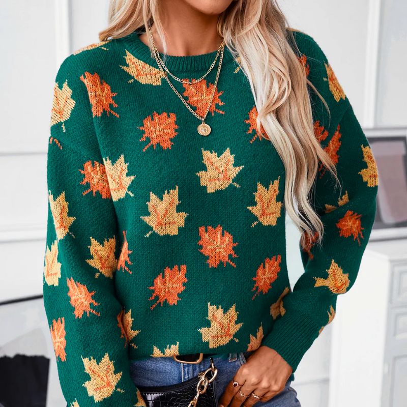 Ivyshape | Cozy Autumn Knit Sweater