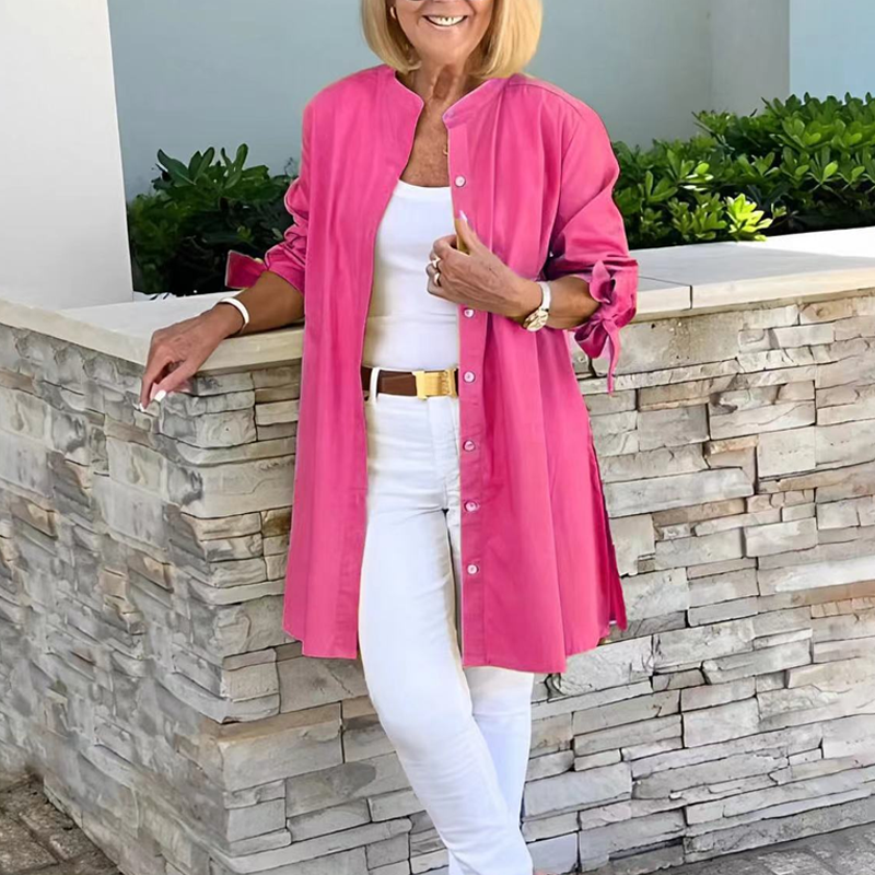 Ivyshape | Women's Chic Polo Jacket Bright