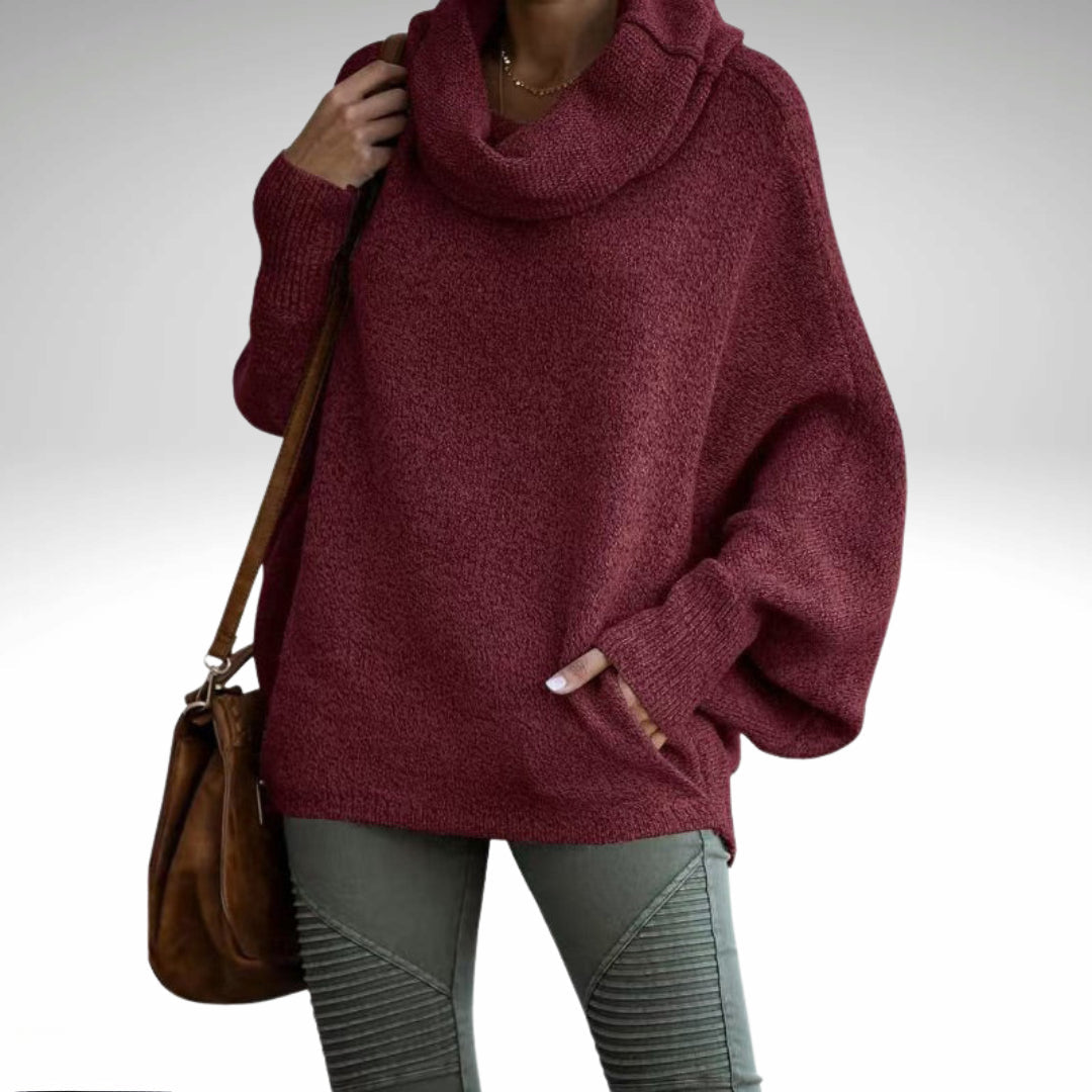 Ivyshape | Women's Warm Oversized Turtleneck