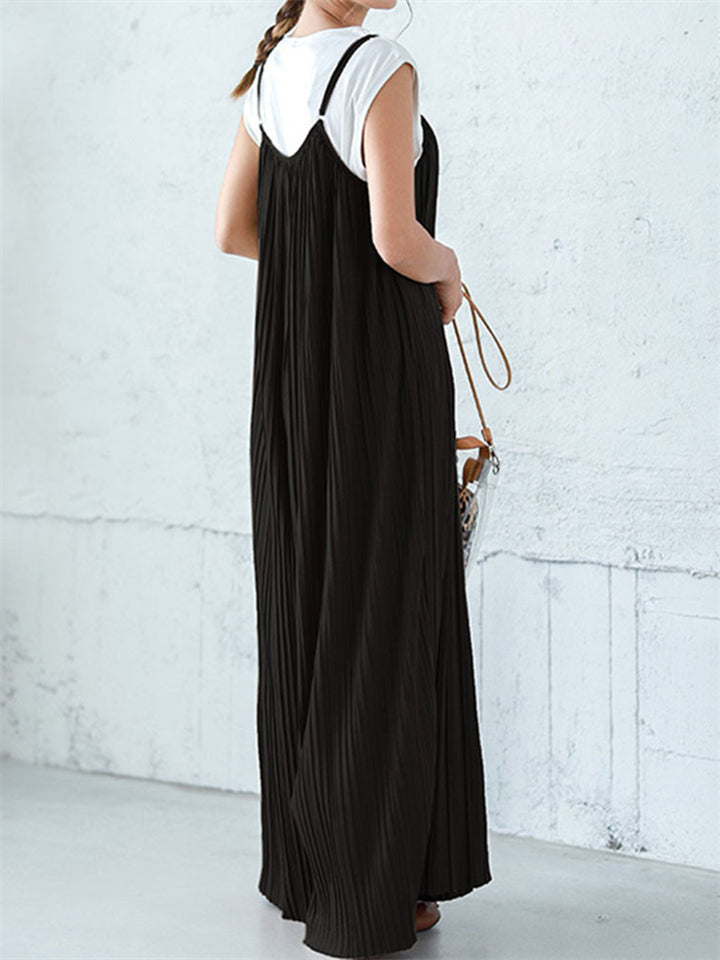 Loose Solid Color Simple New Jumpsuits