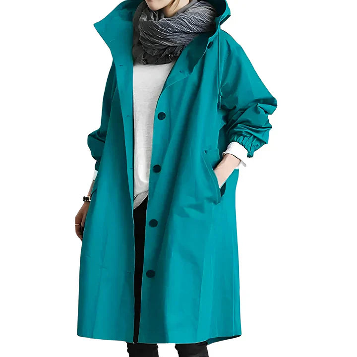 Ivyshape | Waterproof Rain Jacket With Hood For Women Perfect For Outdoor Activities