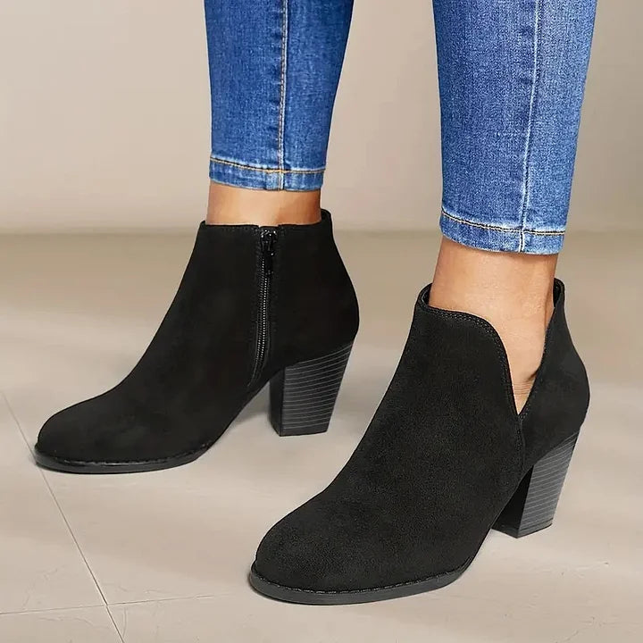 Ivyshape | Women's Ankle Boots With Heel