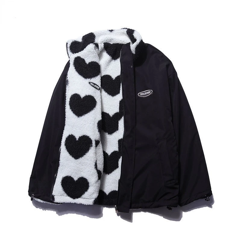 Ivyshape | Double-Sided Heart Coat