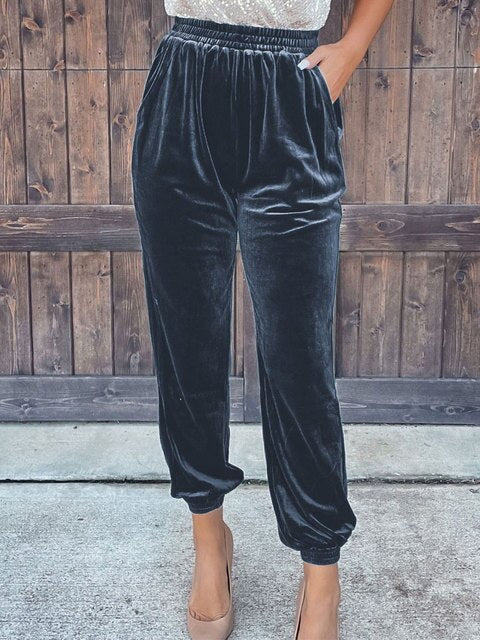 Ivyshape | Pants In Velvet