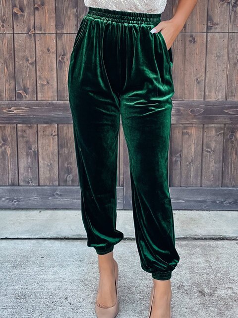 Ivyshape | Pants In Velvet