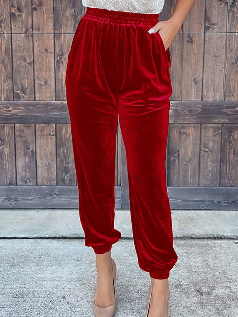 Ivyshape | Pants In Velvet