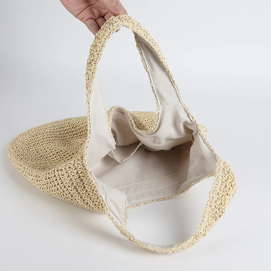 Ivyshape | Marlene Elegant Straw Beach Bag
