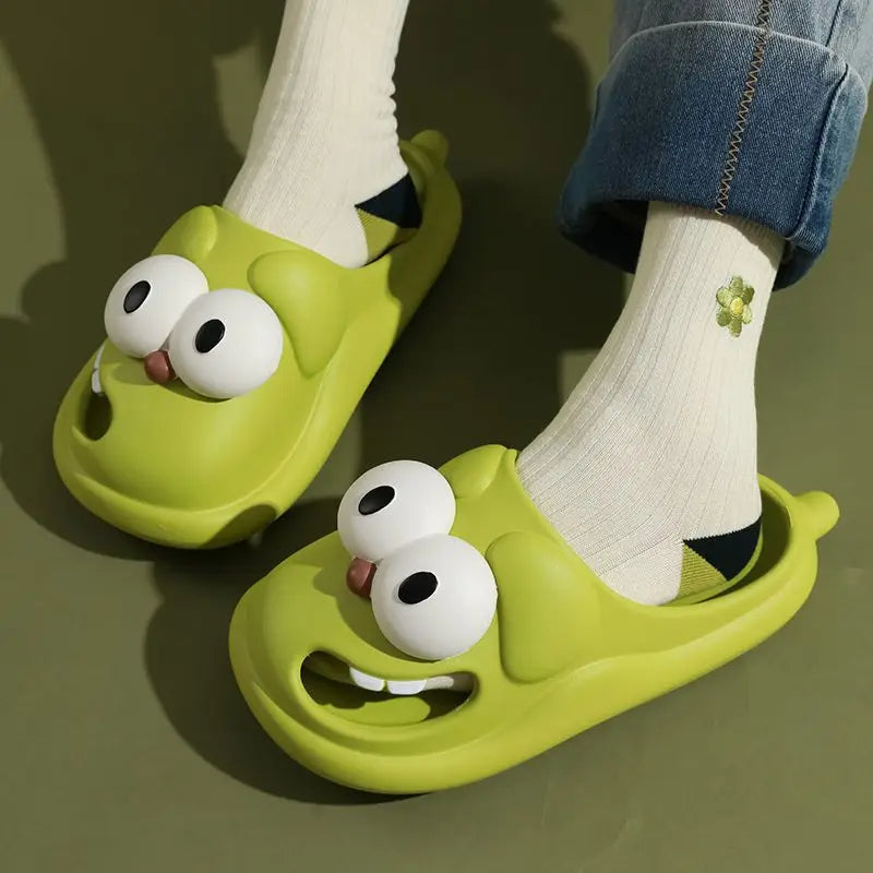 Women's Cute Cartoon Slippers for Indoor and Outdoor Use