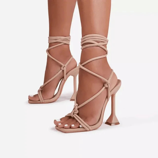 Ivyshape | with Straps and Ankle Wrap Khloe