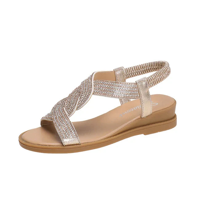 Ivyshape | Women's Sparkly Sandals Stylish