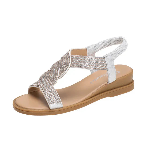 Ivyshape | Women's Sparkly Sandals Stylish