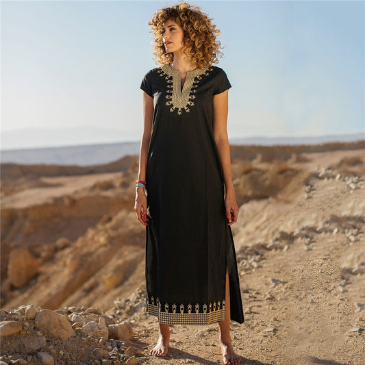 Women Elegant Tunic with Artistic Embroidery Details Ivyshape