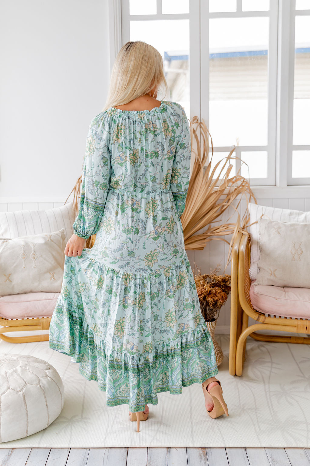 Stevie Dress - Mint Leaf