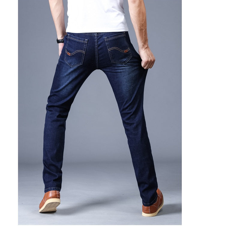 Ivyshape | Straight Fit Stretch Jeans