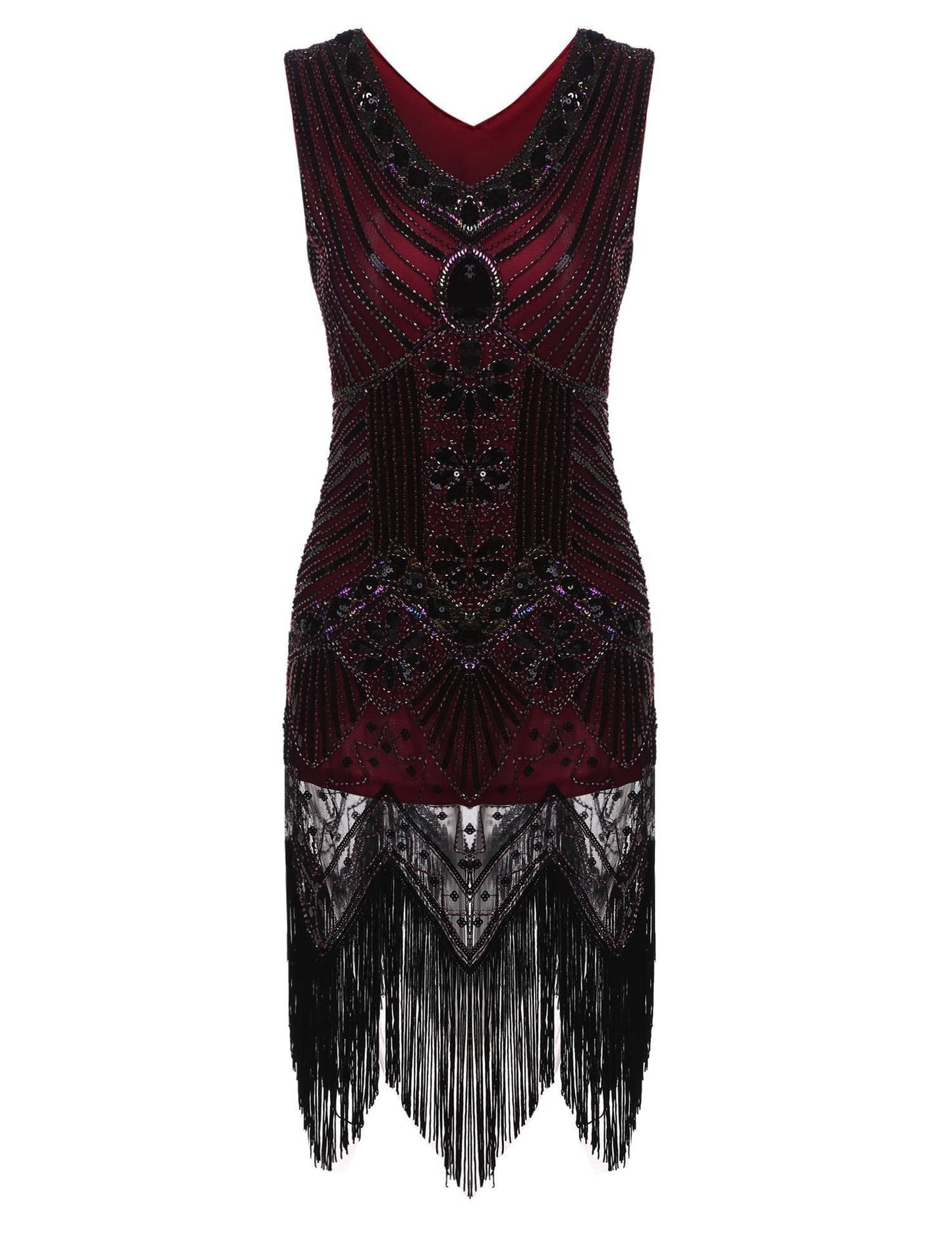 Sequined Fringe Dress