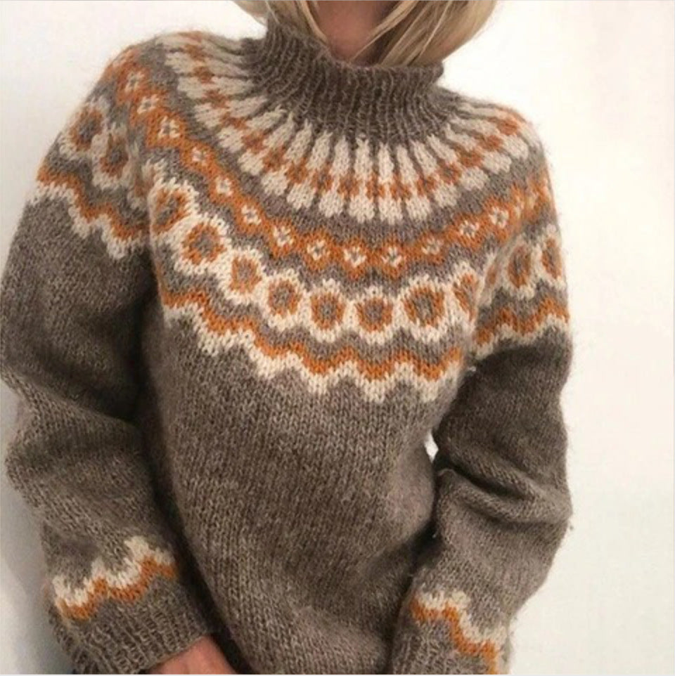 Ivyshape | Nordic Wool Pullover