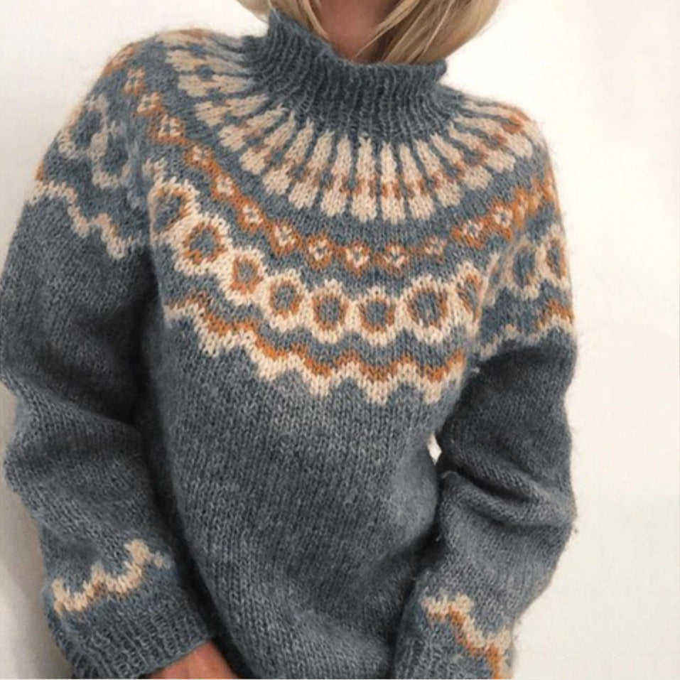 Ivyshape | Nordic Wool Pullover