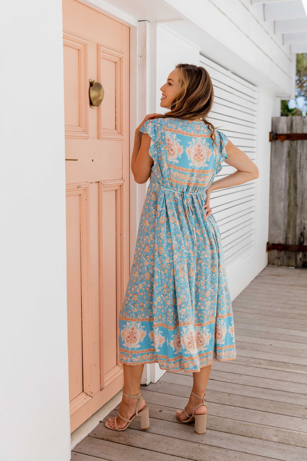 Sofia Dress - Floral Blue