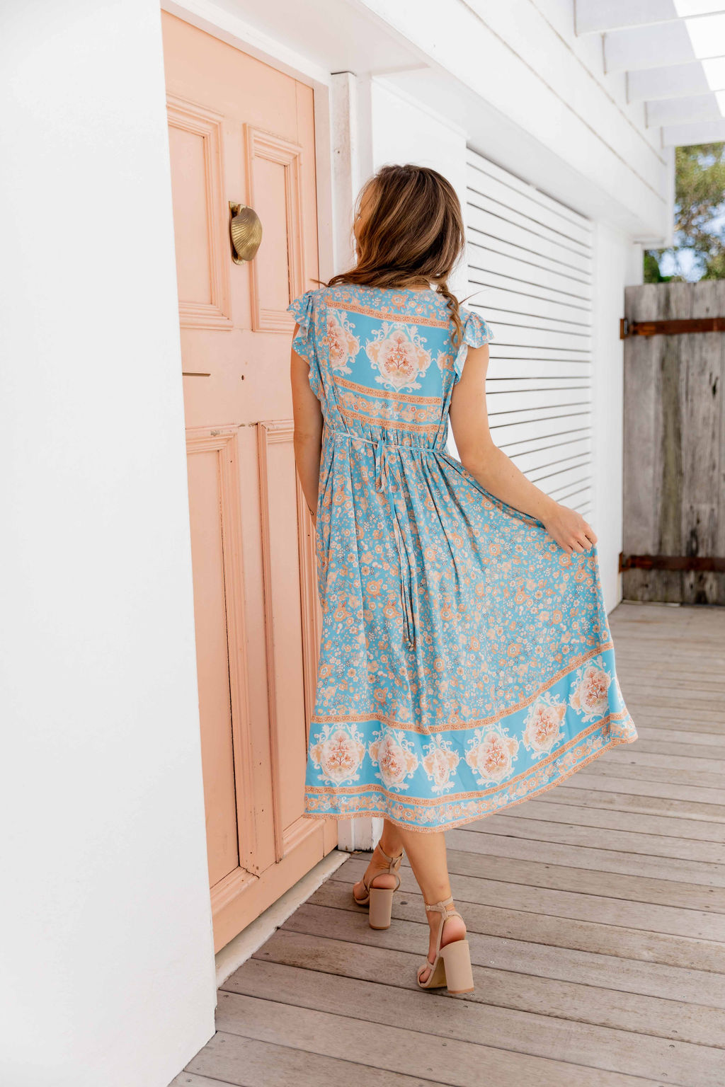 Sofia Dress - Floral Blue