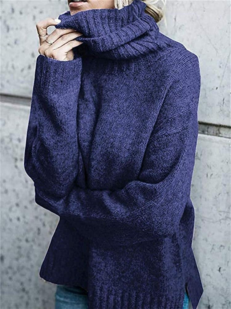 Ivyshape | Elegant Thick Turtleneck Winter Sweater