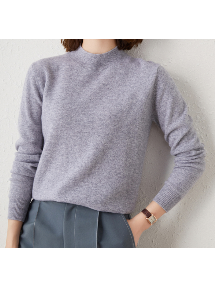 Ivyshape | Lightweight Turtleneck Sweater for Women