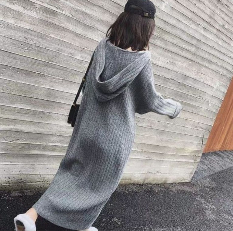 IvyShape | Versatile Mid-Length Knit Dress for Women