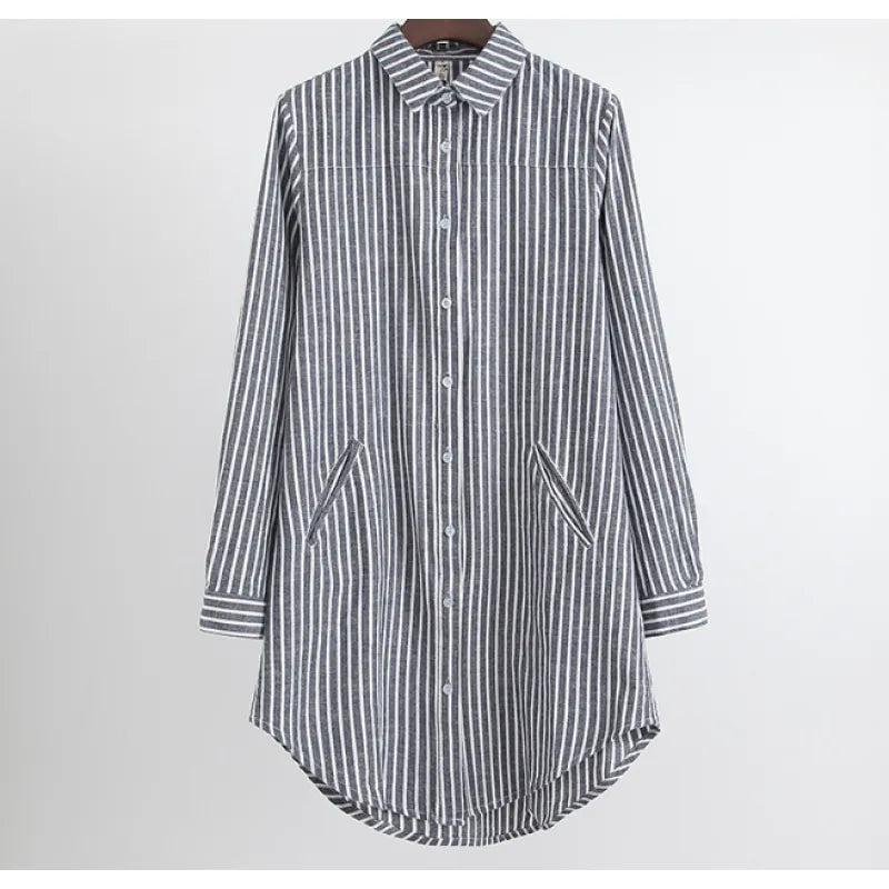 Ivyshape | Women's Plus Size Striped Blouse