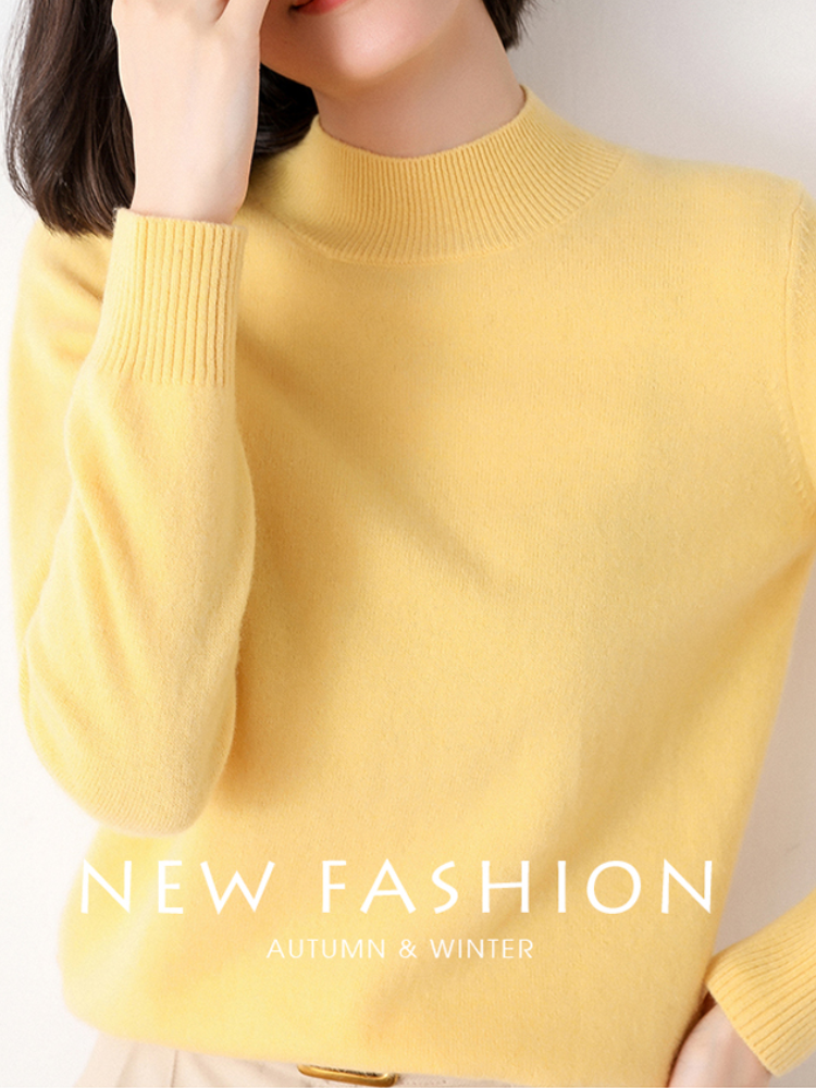 Ivyshape | Lightweight Turtleneck Sweater for Women