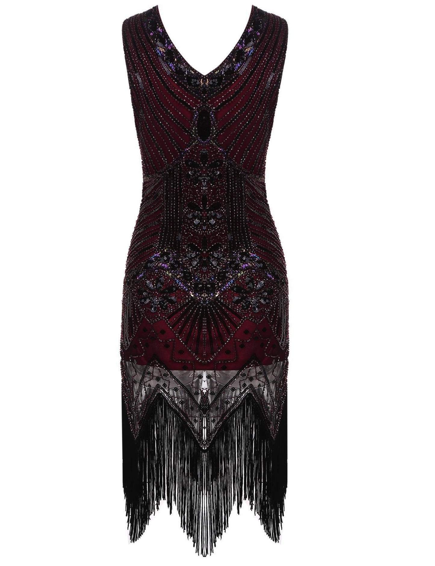 Sequined Fringe Dress