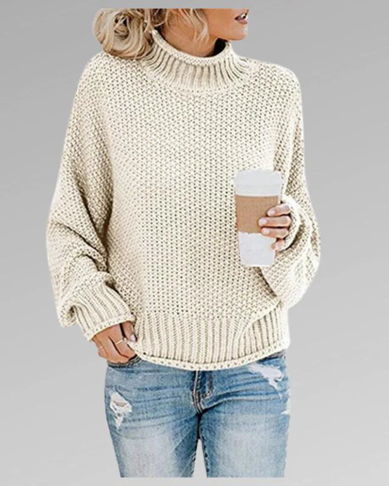 Ivyshape | Stylish Knitted Turtleneck Sweater