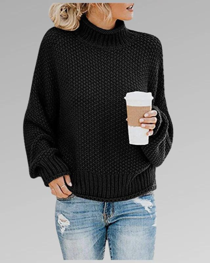 Ivyshape | Stylish Knitted Turtleneck Sweater