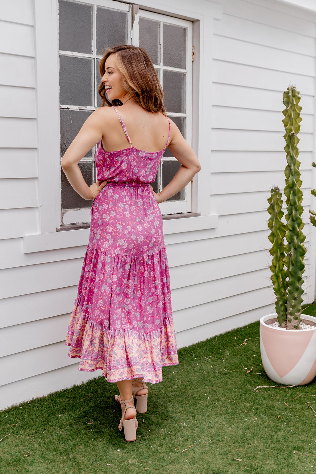 Jupiter Dress - Pink Dahlia