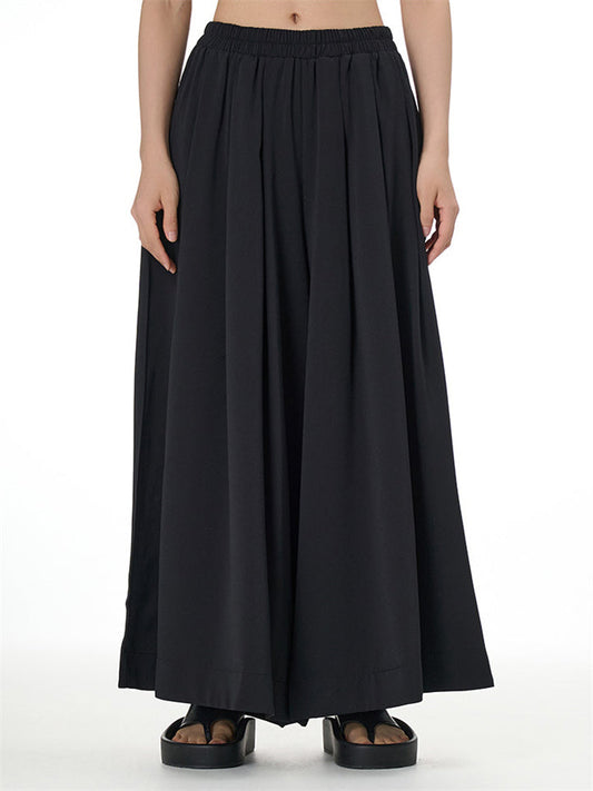 Women's Casual Pleated Wide Leg Pants