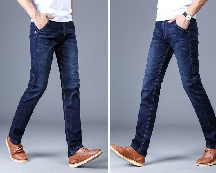 Ivyshape | Straight Fit Stretch Jeans