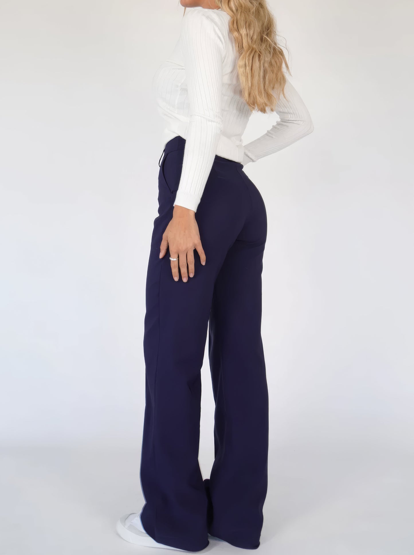 Ivyshape | Wide Chic Trousers Women