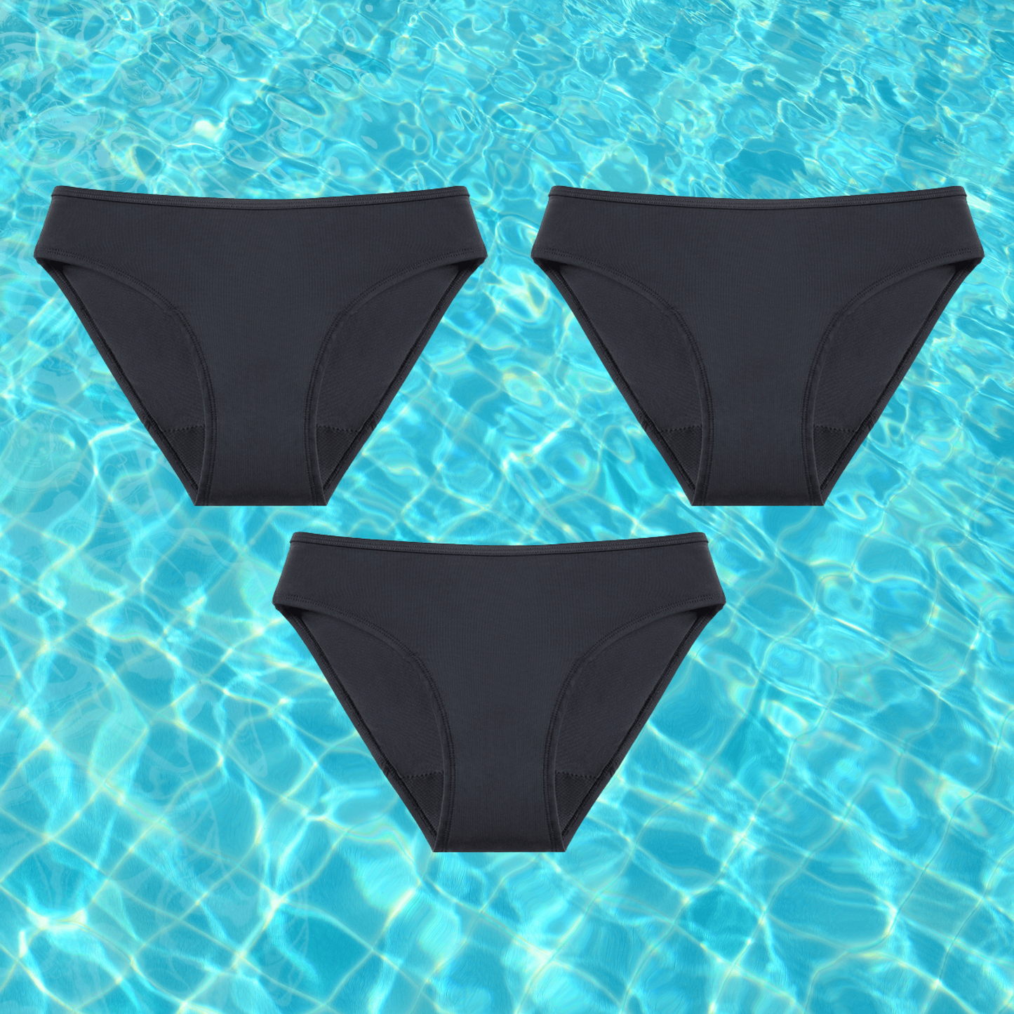 IvyShape | Women's Menstruation Bikini Brief Women's Underwear Swimwear