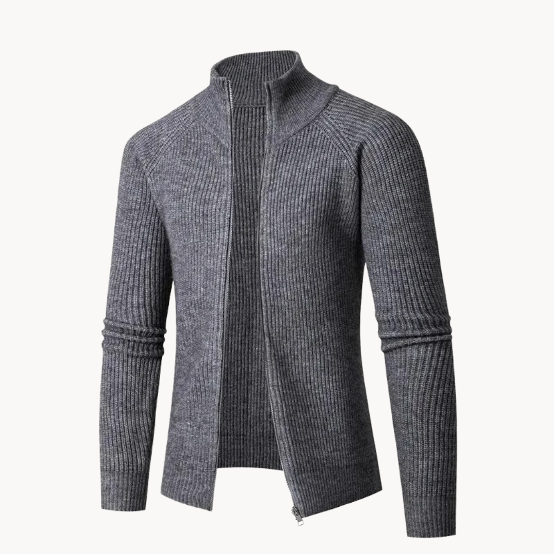 Ivyshape | Zip Cardigan