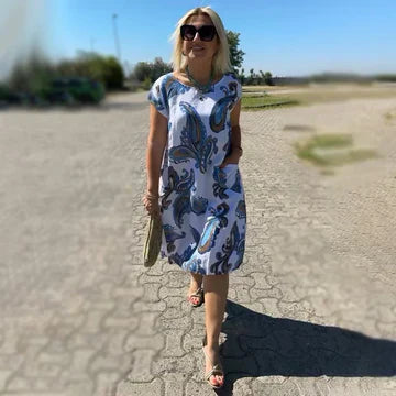 Ivyshape | Women's Printed Dress