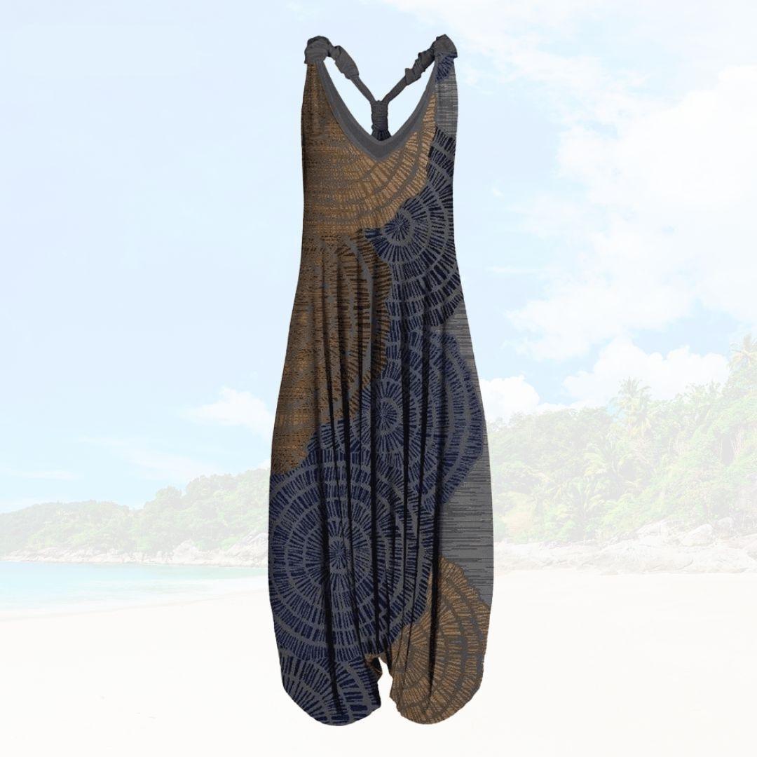 Ivyshape | Women's Beach Cool Jumpsuit Printed