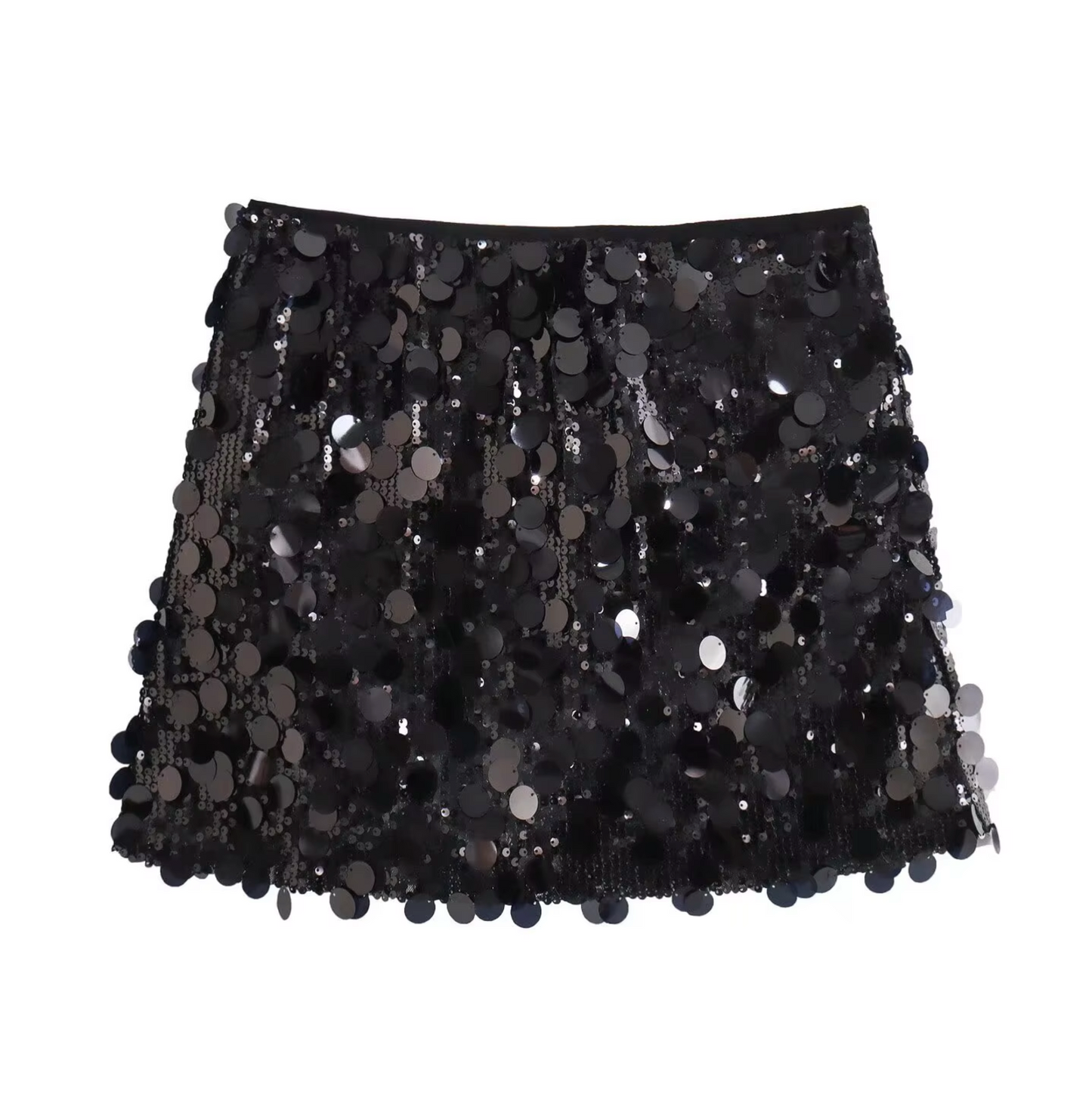 Ivyshape | Mini Skirt with Sequins