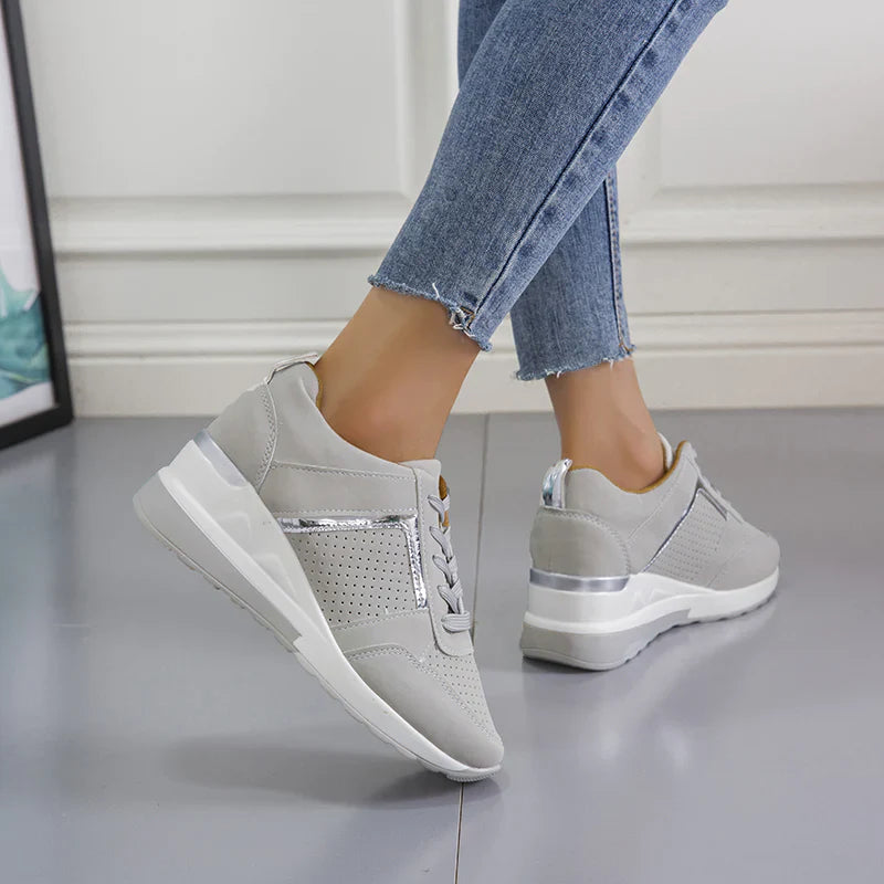 Grau orthopädische schuhe sneaker